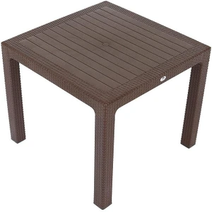 90x90 Elit Rattan Masa KAHVERENGİ