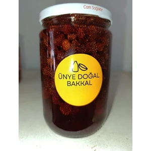 Ünye Doğal Bakkal Dağ Çileği Reçeli net 500 gr Bol taneli Ev Yapımı Katkısız Doğal