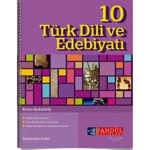 Pandül Yayınları 10. Sınıf Türk Dili ve Edebiyatı Defteri