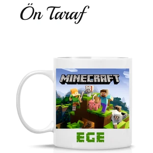 Minecraft Tema Kişiye Özel Kupa