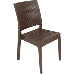 Elit Rattan Sandalye (2 adet) Kahverengi