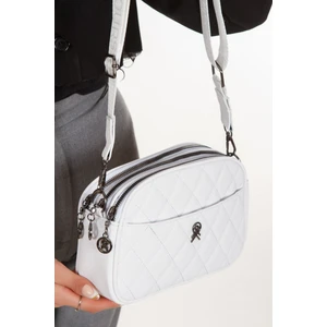 Kadın Çapraz Askılı Omuz Çantası NEW235 - Beyaz