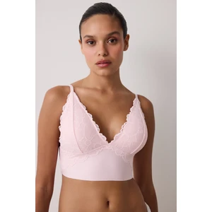 Broderie Pembe Bralet