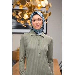 Harmony Collection Soft Eşarp Gri Lacivert 1176-08