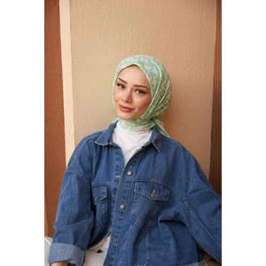 Aura Kazayağı Soft Eşarp Açık Yeşil 1155-15