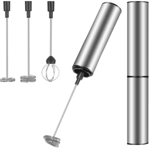 Süt Köpürtücü El Kahve Köpürtücü Elektrikli Çırpma Teli, Sıcak Çikolata Için USB Şarj Edilebilir Köpük Makinesi Fıskiye Yumurta Çırpıcı (Yurt Dışından)