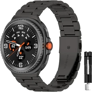 Samsung Galaxy Watch 8 40mm 44mm Classic 46mm Kordon Klipsli Metal Kordon 04 +Kısaltma Aparatı