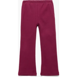 Pamuklu Ribanalı Basic Ispanyol Paça Tayt