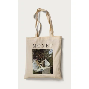 Monet Bahçedeki Kadınlar (Femmes Au Jardin) Baskılı Bez Çanta