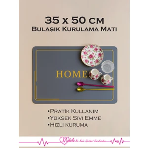 35X50 Bulaşık Matı, Bulaşık Kurutma Matı, Süper Emici Bulaşıklık, Tezgah Üstü Mat