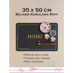 35X50 Bulaşık Matı, Bulaşık Kurutma Matı, Süper Emici Bulaşıklık, Tezgah Üstü Mat