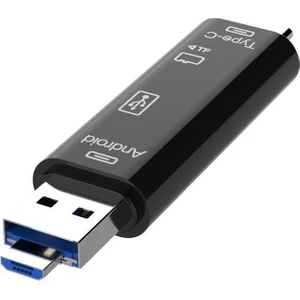 Type-C ve Micro USB Otg USB Kart Micro Sdhc Sd Tf Kart Okuyucu