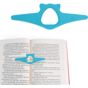 Kitap Okuma Yüzüğü Kedi Modelli – Turkuaz