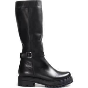 Fast Step Hakiki Deri Kürklü Kadın Klasik Çizme 757KZA22500