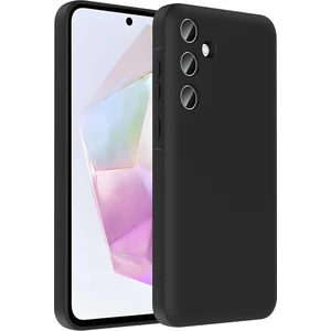 Galaxy A26 Kılıf Kamera Korumalı Kartlık Hazneli Alt Vitra Kapak - Siyah