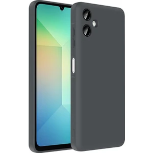 Galaxy A06 Kılıf Kamera Korumalı Kartlık Hazneli Alt Vitra Kapak - Gri