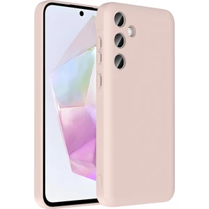 Galaxy A26 Kılıf Kamera Korumalı Kartlık Hazneli Alt Vitra Kapak - Pembe