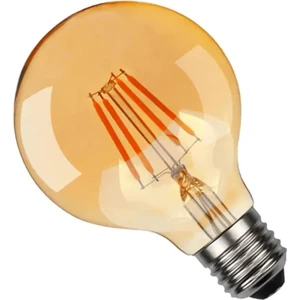 Zmr Rustik LED Ampul G95 Glop E27 Amber 6W