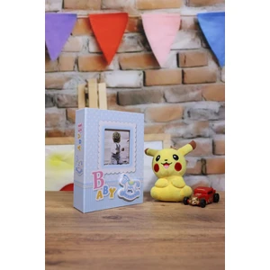 NRCN 10x15 cm 100’lük Pencereli Bebek Fotoğraf Albümü Mavi