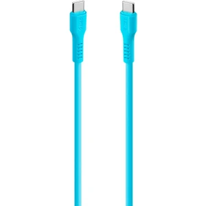 Usb-C - Usb-C 120CM 60W Pd/qc Hızlı Şarj/data Kablosu  Neon Mavi 2DK59NM