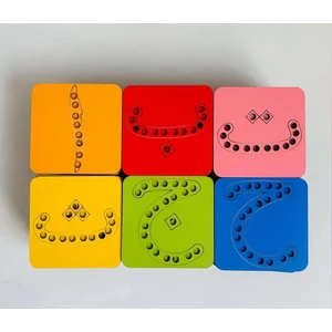 İp Geçirme Oyunu Elif-Ba Harf Kartı