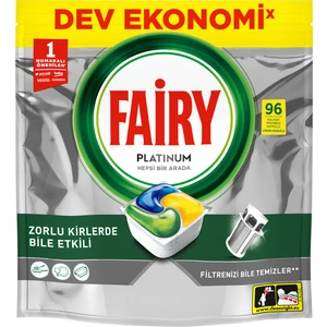 Platinum Bulaşık Makinesi Kapsülü 96 Yıkama Limon Kokulu