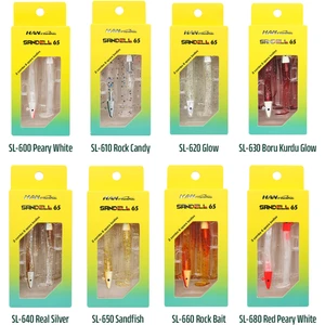 Han Fish Sandeel 6.5 cm 3.2 gr Silikon Yem SL-600 Peary White