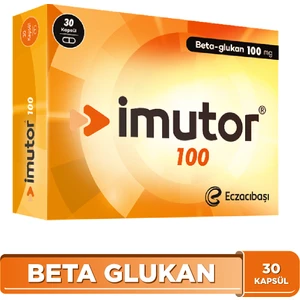 Imutor Beta Glukan 100 mg 30 Kapsül - BetaGlukan