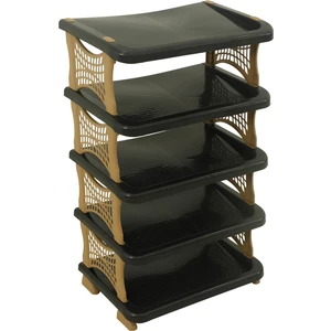 Plastik Star Lüx Ayakkabılık Siyah