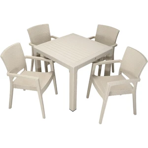 Elit Rattan 90x90 Zeus Koltuk Masa Takımı ÇÖLBEJİ