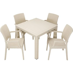 Elit Rattan 90x90 Elit Koltuk Masa Takımı ÇÖLBEJİ