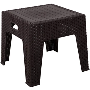 Elit Rattan Sehpa KAHVERENGİ (1 ADET)
