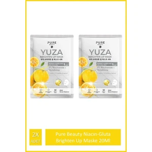 Pure Beauty Niacın-Gluta Brighten Up Maske 20 ml x 2
