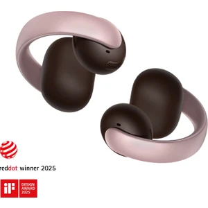 Soundcore Aeroclip Open Ear Adaptif Konforlu Klipsli Kulaklık - Esnek ve Güvenli Uyum - Pembe - A3388