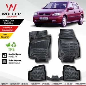 Opel Astra G Paspas 1998 2004 Arası 3D Havuzlu Wöller Paspas