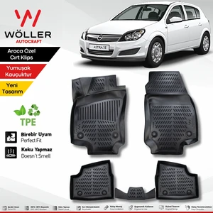 Opel Astra H Paspas 2004 2013 Arası 3D Havuzlu Wöller Paspas