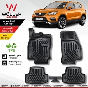 Seat Ateca Paspas 2017 Sonrası 3D Havuzlu Wöller Paspas