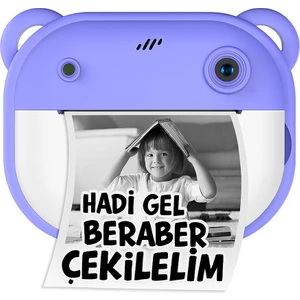 Anında Baskı Özellikli Çocuk Kamerası – Saniyeler Içinde Fotoğraf, Beklemeden Çıktı