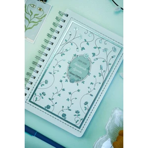 Victoria's Journals Spiralli Sert Kapak A5 Akademik Ajanda 2025-2026.