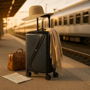 Premium 360 Derece Sessiz Tekerlekli Körüklü Kabin Boy Valiz