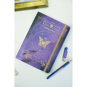 Victoria's Journals Sert Kapak A5 Akademik Ajanda 2025-2026.LASTIKLI