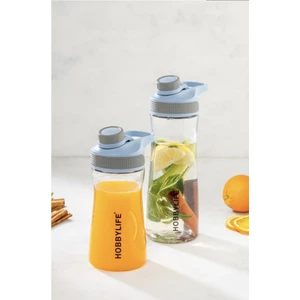 Şeffaf Spor Okul Ofis Su Matarası Suluk 530ML (5PP En Güvenilir Plastik Sınıfı)