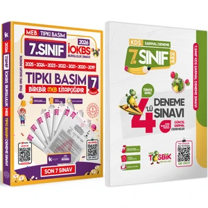 İnformal Yayınları 2025 7.Sınıf YENİ SİSTEM İOKBS BURSLULUK Tıpkı Basım ve Sarmal Deneme Seti Türkiye Geneli D. Çözümlü