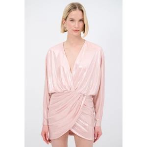 Moda Tutkusu Drape Detaylı Elbise