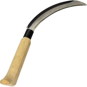 6364 Ahşap Saplı Testere Dişli Mini Hasat Orak