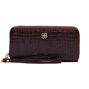 Kadın Bordo Kroko Cüzdan 000A2D5506E3