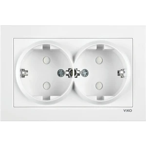 Karre 55 Serisi Çocuk Korumalı C1 Mekanizmalı Topraklı Priz Beyaz - 90940058