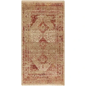 Madame Coco Orient Simone Halı - 76x150 cm - Bej/Kemik