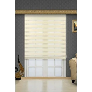 Bambu Stor Zebra Perde Etek Dilimsiz