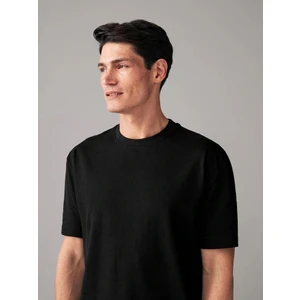 Erkek %100 Pamuk Oversize Kesim Bisiklet Yaka Basic Tişört